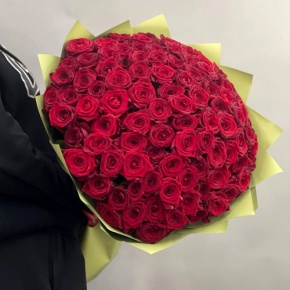 Букет из 101 красной розы (80 см) в Долгопрудном