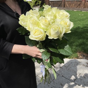 Букет из 11 белых роз (70 см) в Долгопрудном