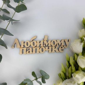 Топпер-Любимому папочке в Долгопрудном