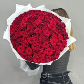 Букет 101 красная роза (60 см) в Долгопрудном