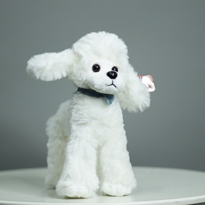 Плюшевый пудель белый (25 см) в Долгопрудном