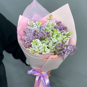 Букет из 11 веток сирени микс в Долгопрудном