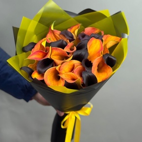 Букет "Карамель" из 29 калл в Долгопрудном