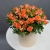 Композиция в шляпной коробке из оранжевых кустовых роз в Долгопрудном Композиция в шляпной коробке из оранжевых кустовых роз в Долгопрудном