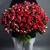 Букет из 51 кустовой рубиновой розы (50 см) в Долгопрудном
