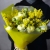 Букет из ранункулюсов и мимозы в Долгопрудном