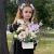 Композиция с георгинами на 1 сентября в белом ящике в Долгопрудном Композиция с георгинами на 1 сентября в белом ящике в Долгопрудном