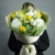 Букет "Фисташка" из роз, хризантем и маттиол в Долгопрудном