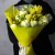 Букет из ранункулюсов и мимозы в Долгопрудном