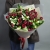 Букет "Цвет любви" из кустовых роз Марун и альстромерий в Долгопрудном