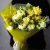 Букет из ранункулюсов и мимозы в Долгопрудном