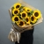 Букет "Месседж" с подсолнухами и эвкалиптом в Долгопрудном