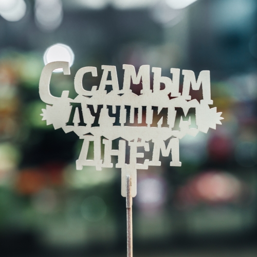 Топпер С самым лучшим днем в Долгопрудном