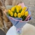 Букет из 15 жёлтых тюльпанов в Долгопрудном